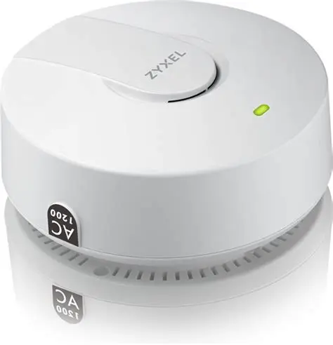 ZyXEL Nebula Cloud Managed 866Mbps + 300Mbps Dual-Band Network Access Point with 3dBi and 4dBi Antennas, Fast Roaming Support, Standard Network Port, and PoE Support