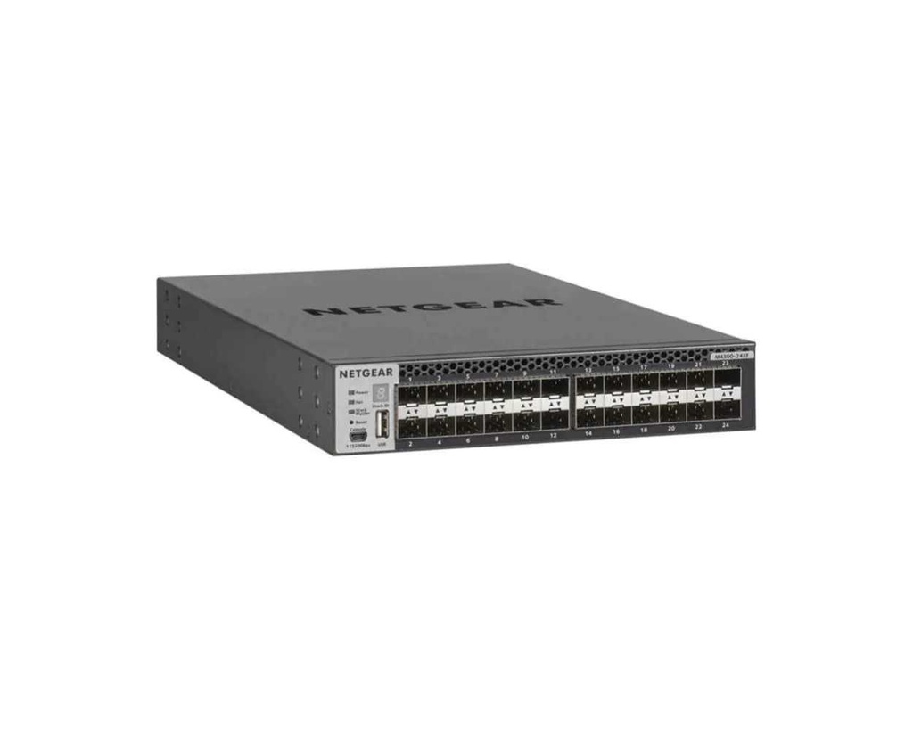 سويتش مُدار من Netgear, 24 منفذ وسرعة 10Gbps L4, 24 × SFP بسرعة 10Gbps  