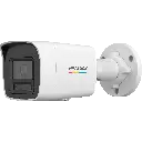 كاميرا مراقبة خارجية شبكية من Hikvision بدقة 2MP وعدسة ثابتة 2.8 مم  بتصميم رصاصة, مع صوت.