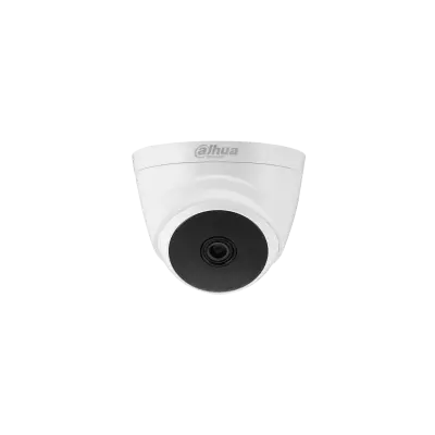 Dahua 2MP Analog Indoor Surveillance Camera with 2.8-3.6mm Fixed Lens, Dome Design, No Sound.