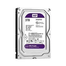  H.D.D WD Purple Surveillance Hard Drive - 3TB 