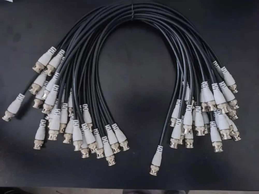 BNC TO BNC 50 cm Cable Head White