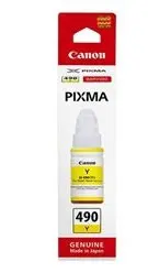 Original Copy Inkjet Cartridge (Yellow, Pixma, 490Y, Canon)