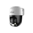كاميرا مراقبة خارجية تناظرية من Dahua بدقة 2MP وعدسة ثابتة مزدوجة 2.8 مم + 6 مم بتصميم متحركة, مع صوت.