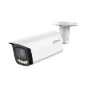 كاميرا مراقبة خارجية تناظرية من dahua بدقة 5MP وعدسة متغيرة البؤرة تعمل بمحرك، 2.7 إلى 12 مم  بتصميم رصاصة, مع صوت.