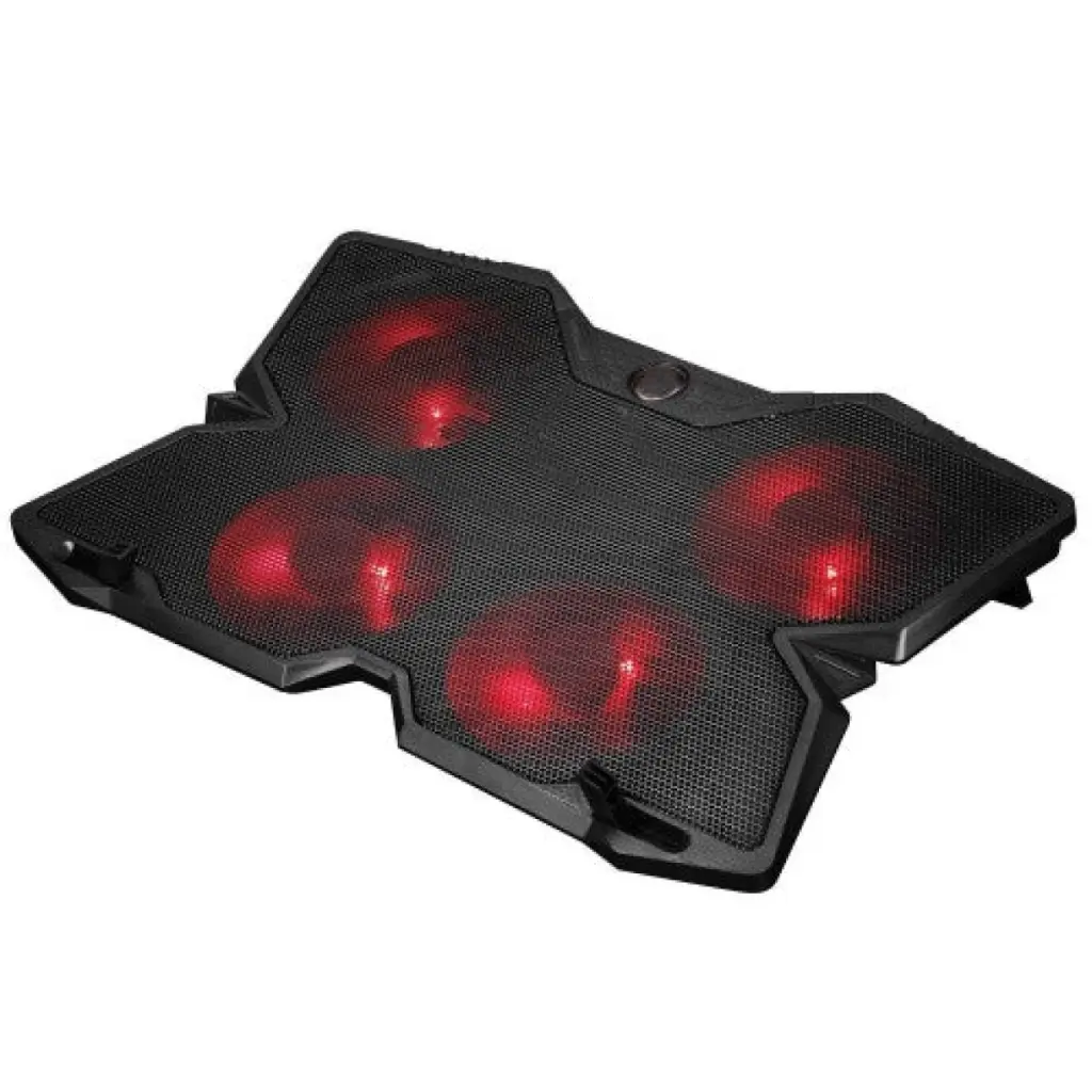 Laptop cooling stand with 4 fans