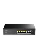 Cudy Unmanaged PoE Switch, 4 Ports, 100Mbps L2 Speed, 65W Power