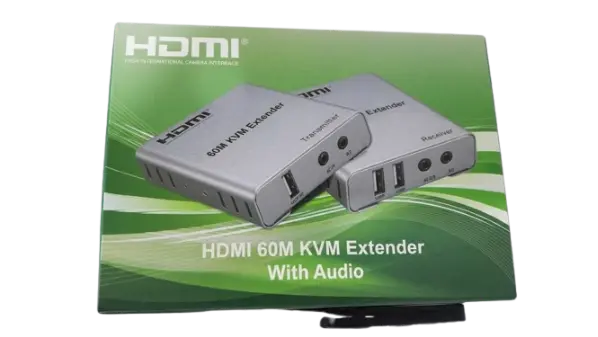 تطويلة كبل HDMI بواسطه كبل شبكة 60M- KVM 4K