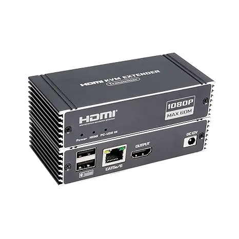 HDMI cable extension using a 60M network cable - KVM 4K