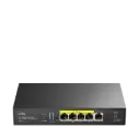 C200P, 2-in-1 Gigabit AP Controller / VPN Router with 4 PoE+ Ports, Recommended Capacity in AP controller mode : Up to 200Aps / not Limited Clients, POE Budget 60W