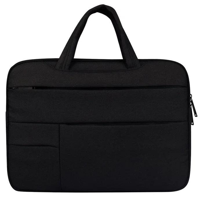 black canvas laptop bag