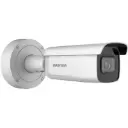 Hikvision 8MP Outdoor Network Surveillance Camera with Motorized Varifocal Lens, 2.7 to 12mm Bullet Design, Two-Way Audio.