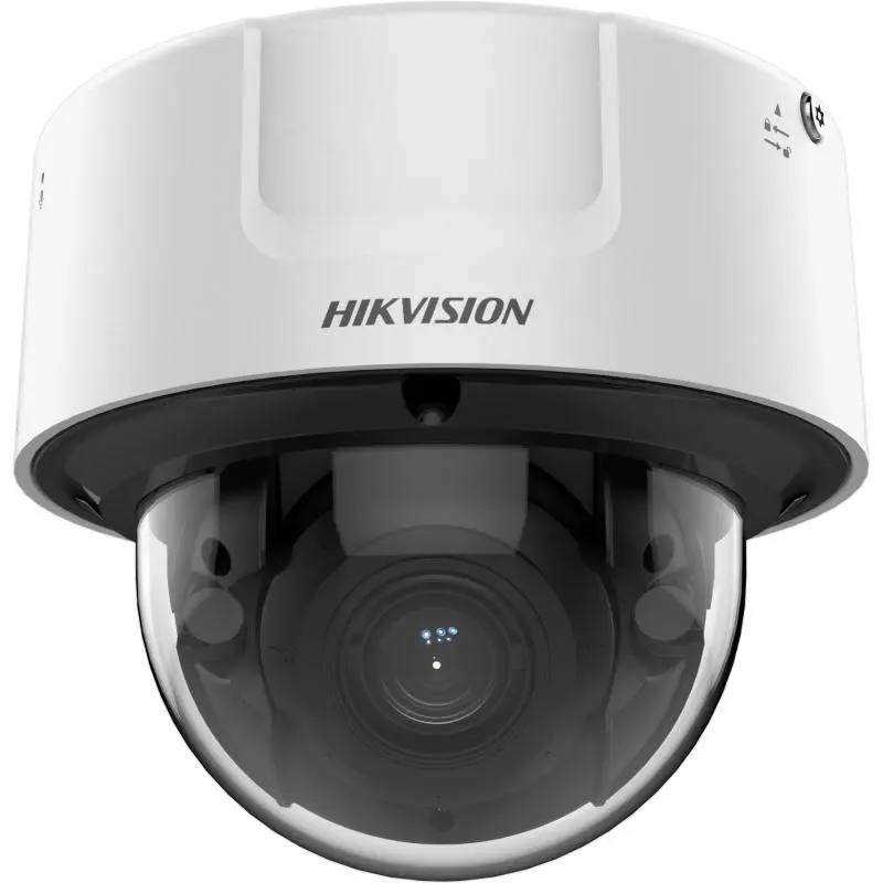 Hikvision 8MP Indoor Network Surveillance Camera with Motorized Varifocal Lens, 2.7 to 12mm Dome Design, Two-Way Audio.