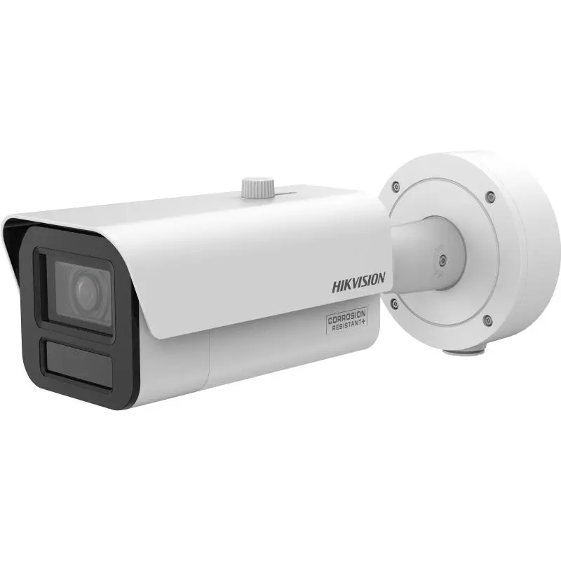 Hikvision 8MP Outdoor Network Surveillance Camera with Motorized Varifocal Lens, 2.7 to 12mm Bullet Design, Two-Way Audio.