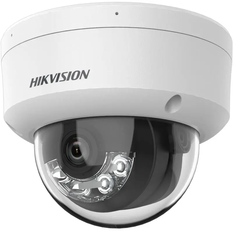 Hikvision 8MP Indoor Network Surveillance Camera with 2.8mm Fixed Lens, Dome Design, with Sound.