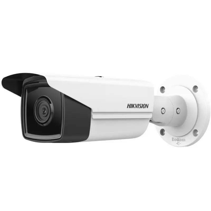 Hikvision 6MP Outdoor Network Surveillance Camera with 4mm Fixed Lens, Bullet Design, No Sound.