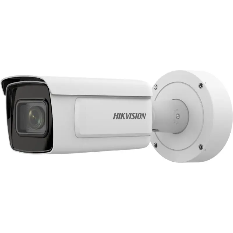 Hikvision 8MP Outdoor Network Surveillance Camera with Motorized Varifocal Lens, 2.7 to 12mm Bullet Design, Two-Way Audio.