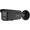 كاميرا مراقبة داخلية شبكية من Hikvision بدقة 6MP وعدسة ثابتة 2.8 مم بتصميم رصاصة, مع صوت.