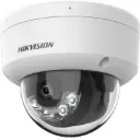 كاميرا مراقبة داخلية شبكية من Hikvision بدقة 8MP وعدسة ثابتة 4 مم بتصميم قبة, مع صوت.