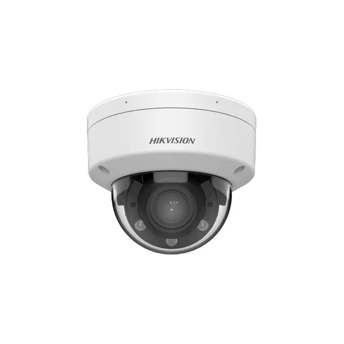 كاميرا مراقبة داخلية شبكية من Hikvision بدقة 4MP وعدسة ثابتة 4 مم بتصميم قبة, مع صوت.