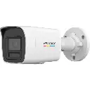 Hikvision 4MP outdoor network surveillance camera with a fixed 4mm bullet design lens, with sound.
