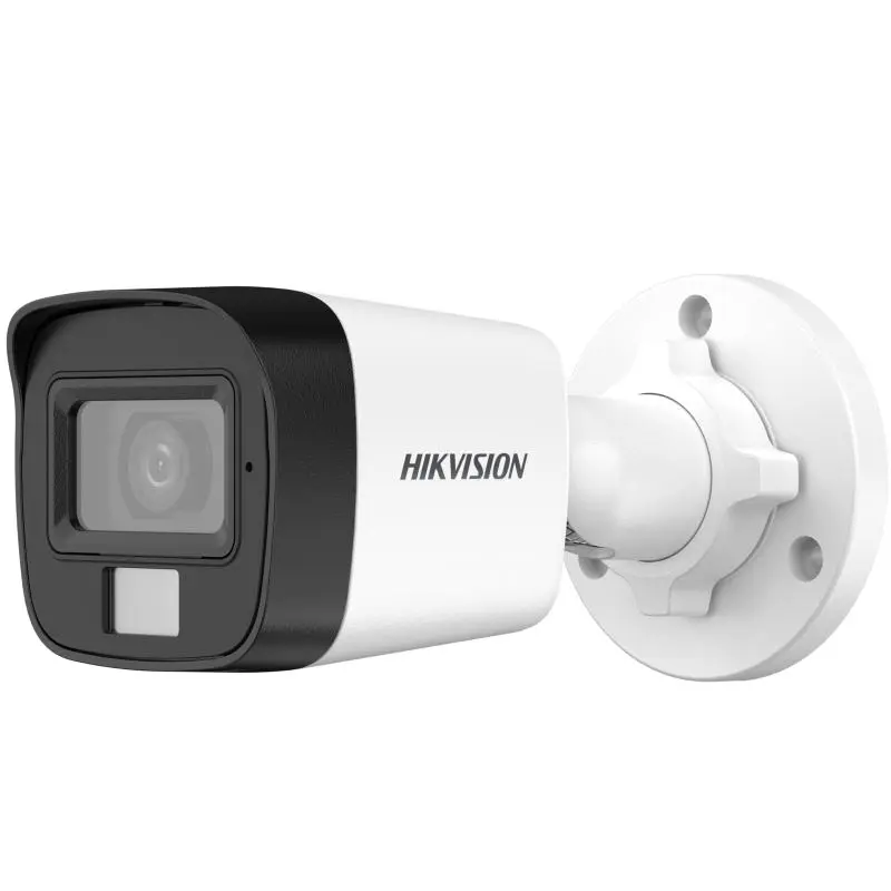 Hikvision 2MP Analog Outdoor Surveillance Camera with 2.8-3.6mm Fixed Lens, Bullet Design, with Sound.
