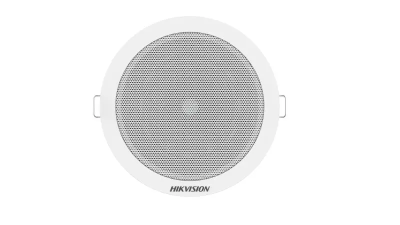 3W Analog Ceiling Speaker, 5.25" x 1, Rated Power: 3W, Sensitivity: 1m (Hikvision)