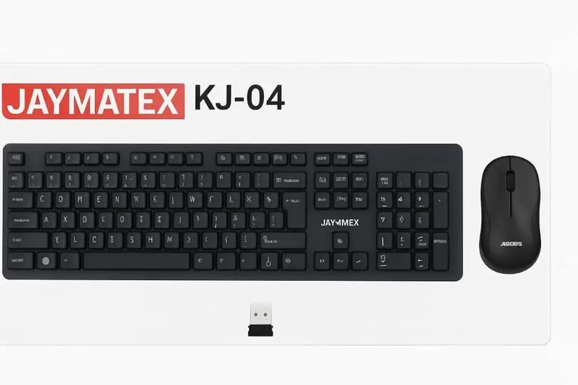 JAYMATEX Wireless Mini Keyboard and Mouse Combo
