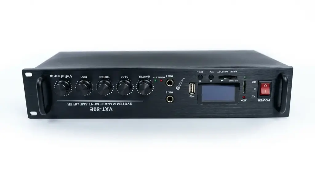 Velletronix 80W PA Audio Amplifier with Bluetooth/MP3/USB - VXT-80E