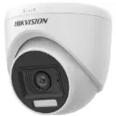 Hikvision 2MP Analog Indoor Surveillance Camera with 2.8-3.6mm Fixed Lens, Dome Design, with Sound.