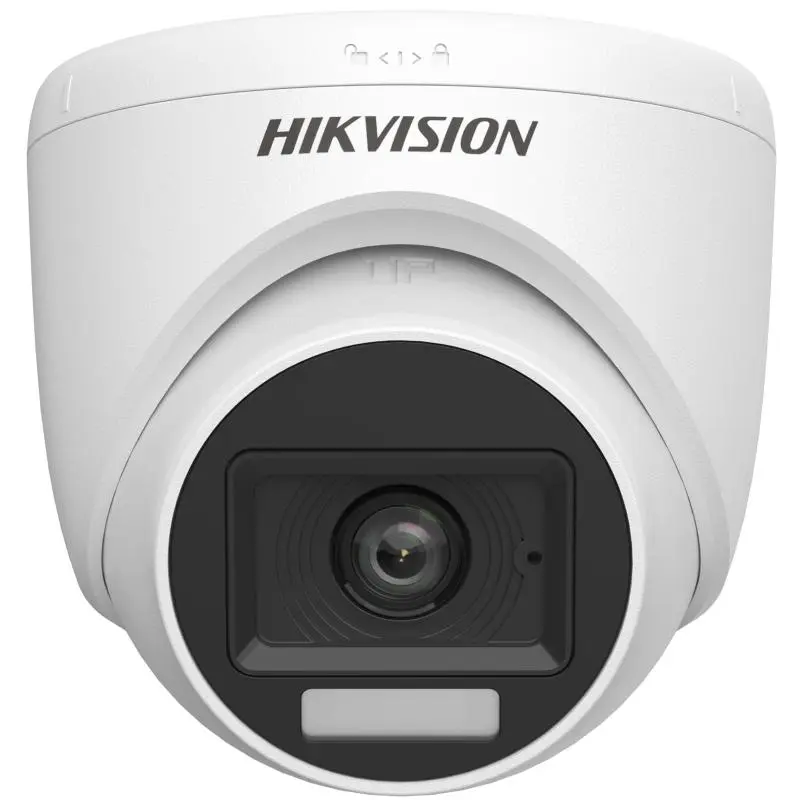 Hikvision 2MP Analog Indoor Surveillance Camera, 2.8mm Fixed Lens, Dome Design, with Sound.