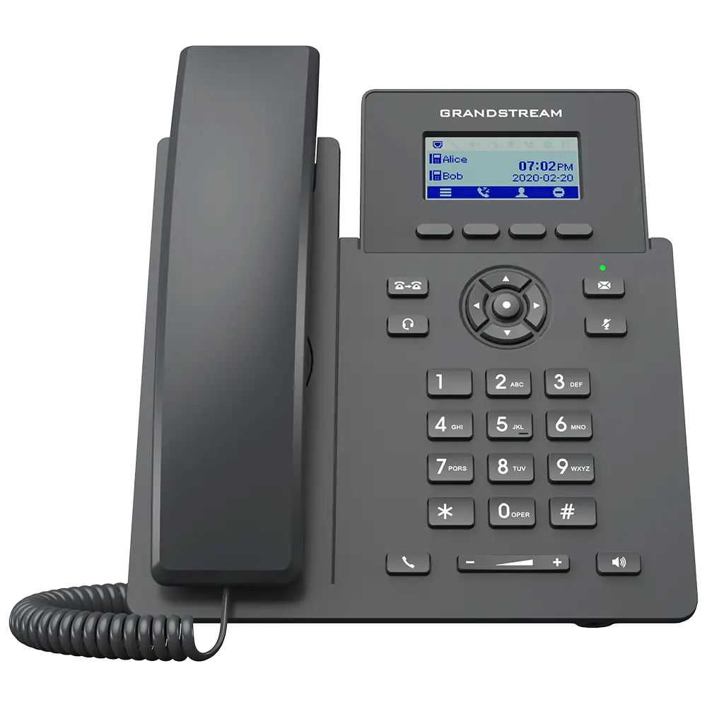 Grandstream GRP2601 2-Line IP Phone with PoE, Wi-Fi, and Cloud Management