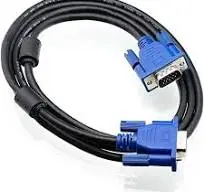 Black VGA cable 1.5 M