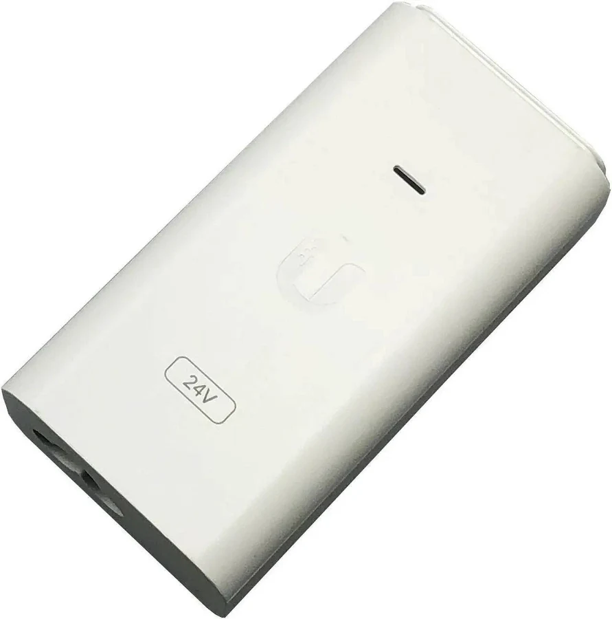 محول طاقة Ubiquiti PoE بقوة 12 واط و0.5 أمبير و24 فولت