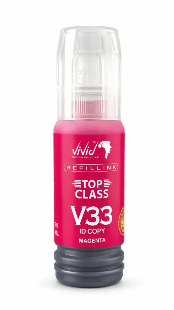 Original Copy Liquid Ink Bottle (Magenta, Vivid v33, Epson, 70ml)