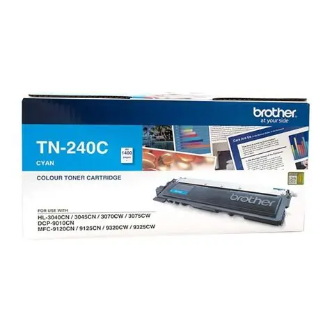 Original Laser Toner Cartridge (Blue, Brother, TN240C, HL-3040CN)