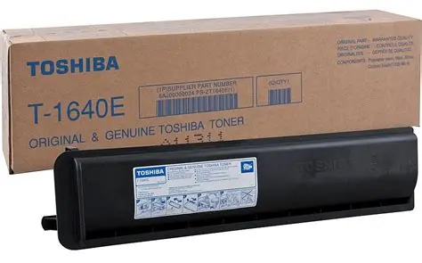 خرطوشة الحبر الليزري الأصلية (أسود, TOSHIBA, T-1640E, Toshiba e-STUDIO 163)