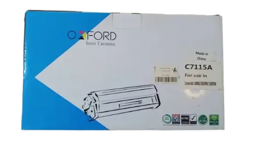 خرطوشة الحبر الليزري نسخ الأصل (أسود, أكسفورد, 7115A, HP LASER JET-1000)