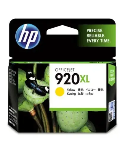 Original inkjet cartridge (yellow, HP, 920YXL, HP-6000)
