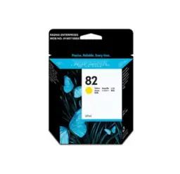 Original Copy Inkjet Cartridge (Yellow, Oxford, 82Y, HP-82Y)