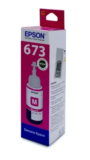 زجاجة حبر أصلي (أحمر, إيبسون, T6733, Epson L800)