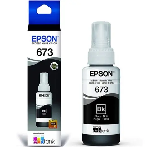 زجاجة حبر أصلي (أسود, إيبسون, T6731, Epson L800)
