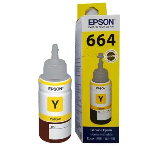 زجاجة حبر أصلي (أصفر, إيبسون, T6644, Epson L800)