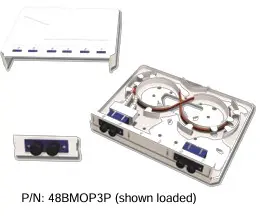 [48BMOP3] MMC Wall Mount ODF 6 Core with Cassette