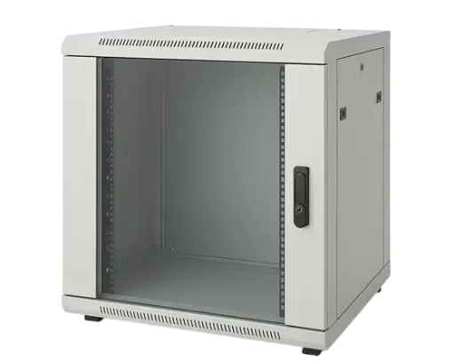 [MMC-Link plus 15U-45] 15U 19" Wall Mounting Cabinet W=600 D=450-RAL 7016 Antracit Gray; Full Glass Door 