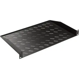 [MMC-RAF-RMO-1U25-G4] 1U D=250mm 19'' Rack Mount  Shelf , 2 point fixing, for all cabinets at 19'' provision, Load Capacity 30 kg