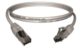 [CORD6F005M] Cat6 F/UTP Patch Cord PVC 0.5m Gray