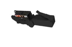 [PLAG6ANB] Plug Felxable Angular RJ45 CAT6A UTP (For IP CAM or Access Points)Tooless