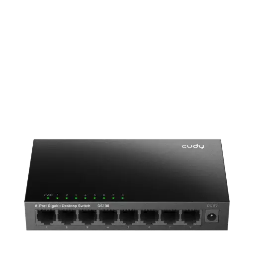 [GS108] سويتش غير مُدار من Cudy, 8 منفذ وسرعة 1Gbps L2.
