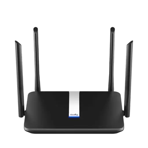 [X6] راوتر Mesh Dual Band من Cudy ، واي فاي AX1800، حتى 100m² ، 4 هوائيات.
